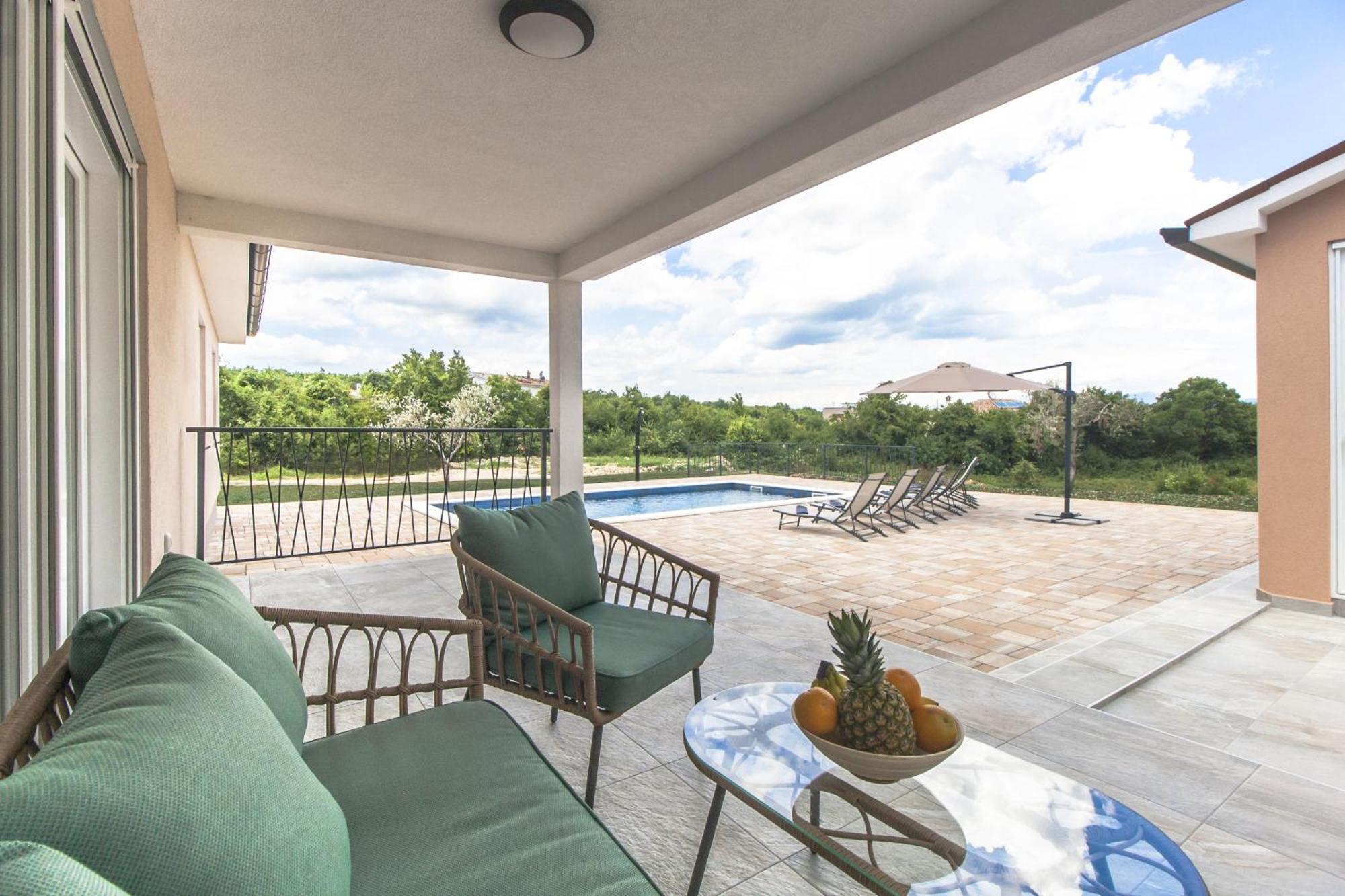Villa Fortuna For 7 People Near Labin - Rabac With Large Garden & Private Pool Raša Dış mekan fotoğraf